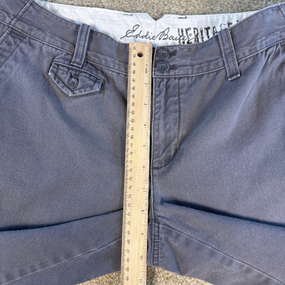 Eddie Bauer Womens Blakely Fit Capri Pants Size 10 Gray Hiking Casual F389 - Picture 10 of 13